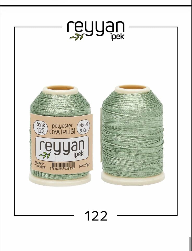 Reyyan 20Gr Polyester Oya İpi No:122