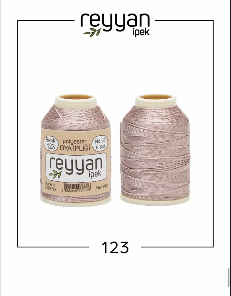 Reyyan 20Gr Polyester Oya İpi No:123