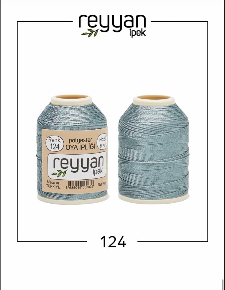 Reyyan 20Gr Polyester Oya İpi No:124