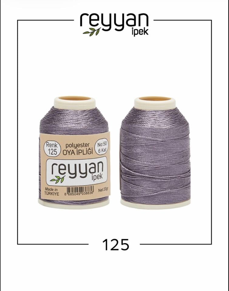 Reyyan 20Gr Polyester Oya İpi No:125