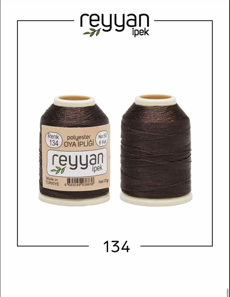 Reyyan 20Gr Polyester Oya İpi No:134