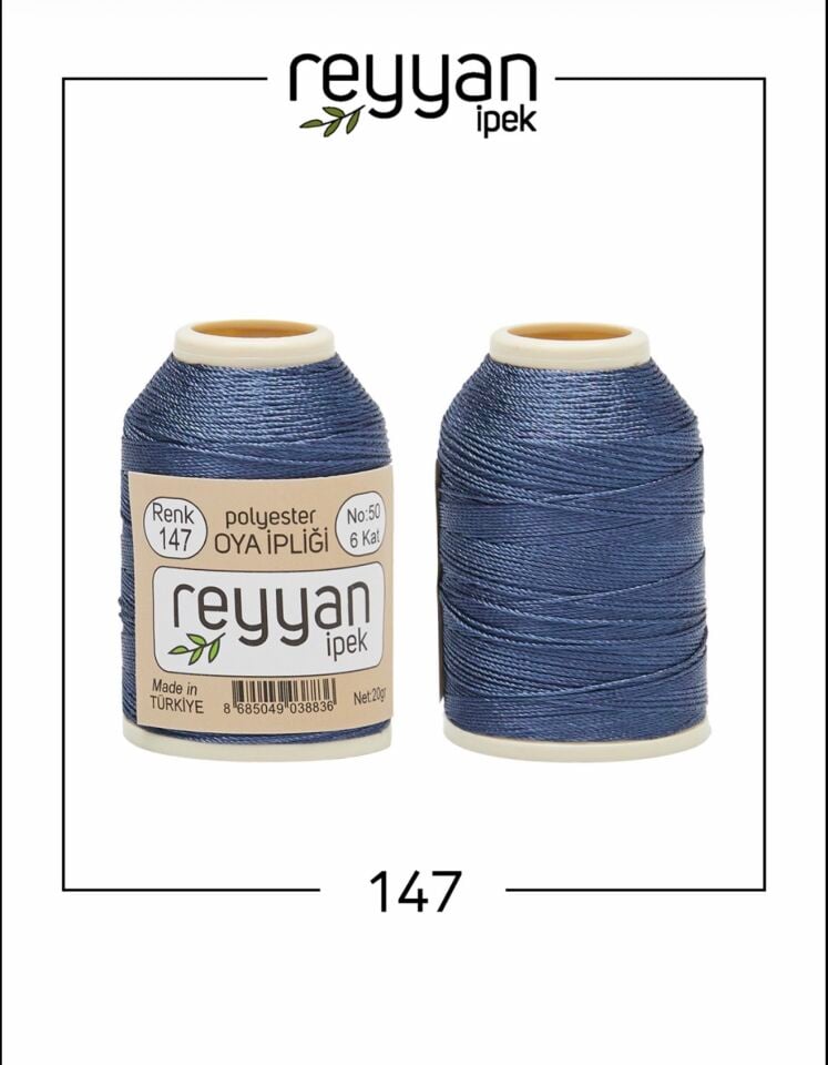 Reyyan 20Gr Polyester Oya İpi No:147