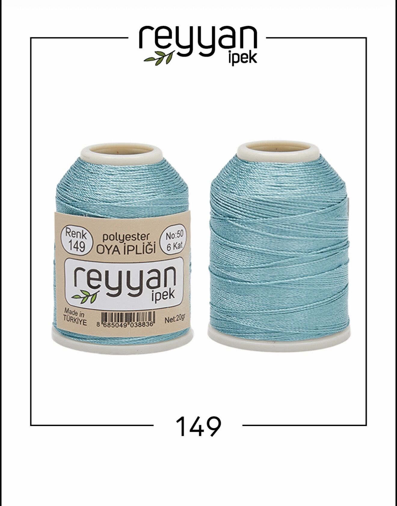 Reyyan 20Gr Polyester Oya İpi No:149