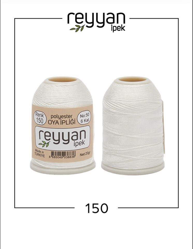 Reyyan 20Gr Polyester Oya İpi No:150