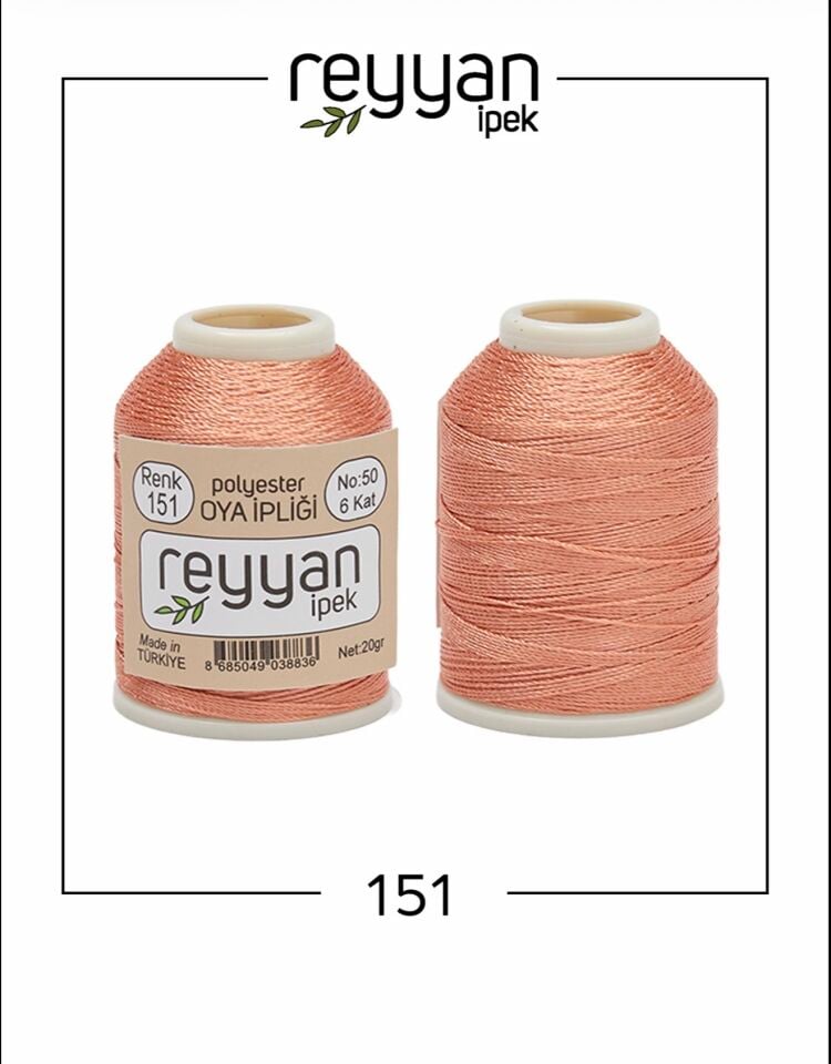 Reyyan 20Gr Polyester Oya İpi No:151