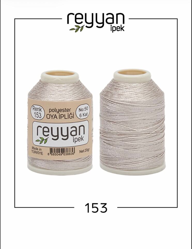 Reyyan 20Gr Polyester Oya İpi No:153