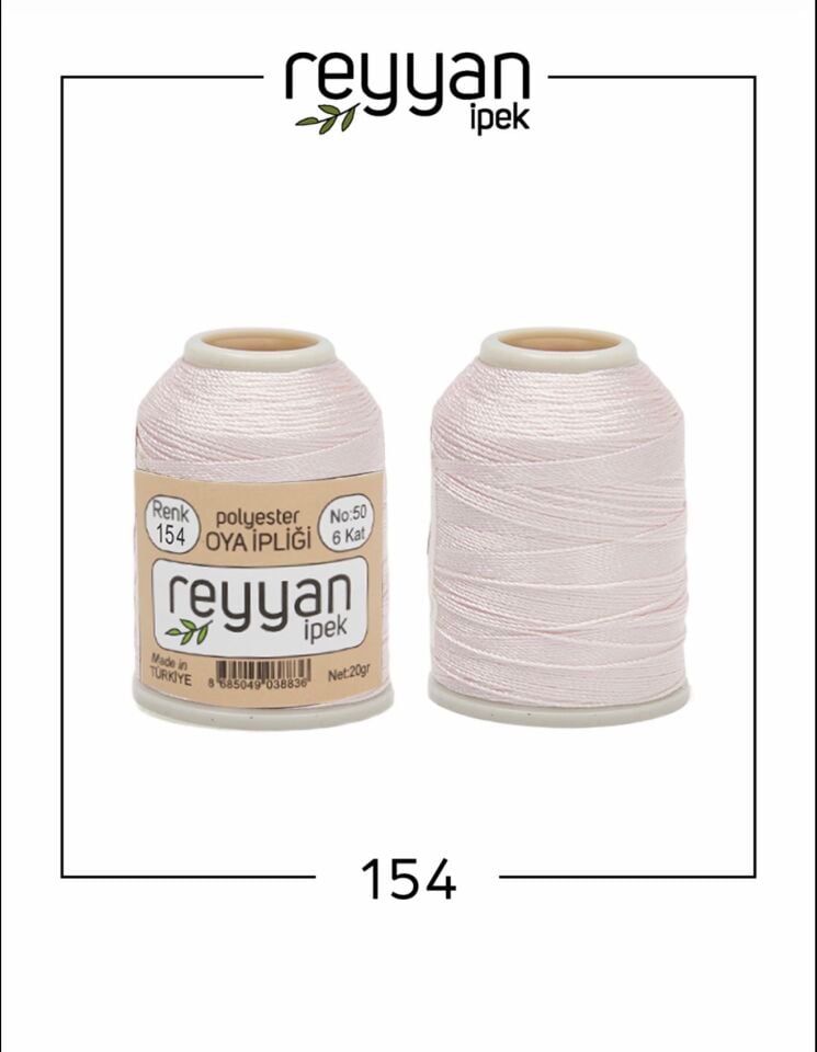 Reyyan 20Gr Polyester Oya İpi No:154