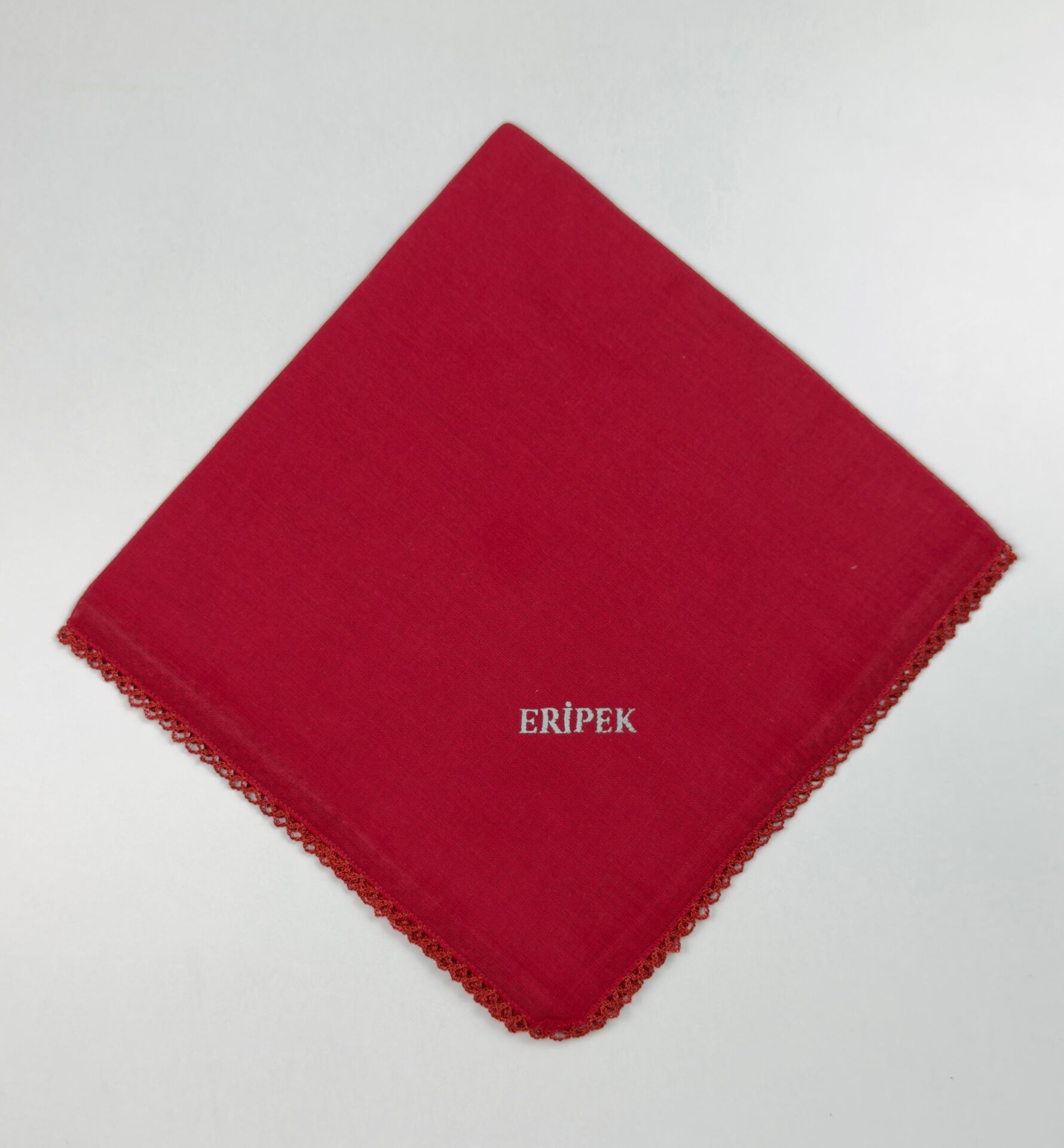 Eripek Düz Oyalı Pamuk Yazma