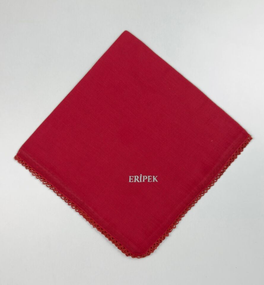 Eripek Düz Oyalı Pamuk Yazma