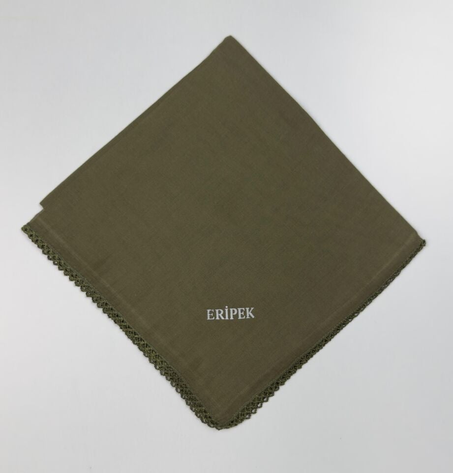 Eripek Düz Oyalı Pamuk Yazma