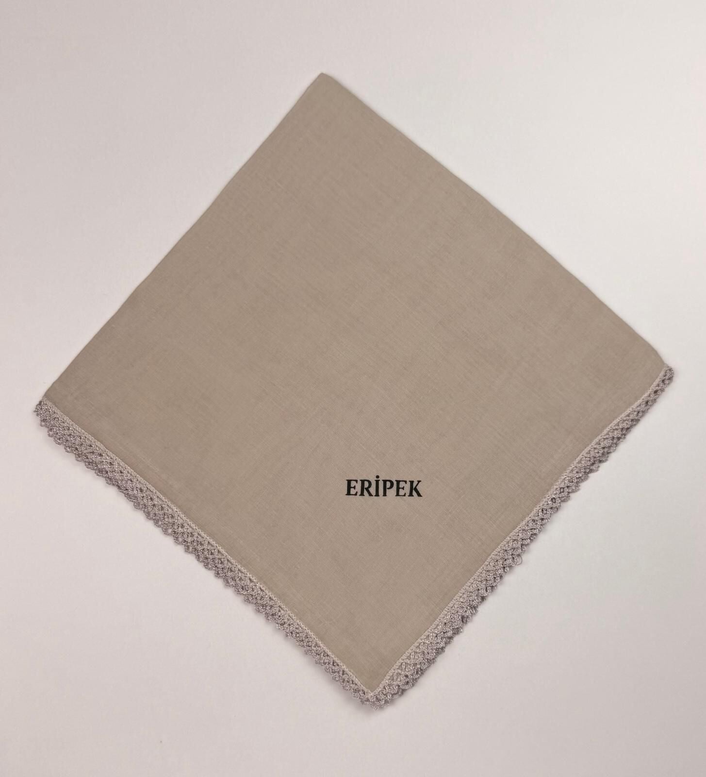 Eripek Düz Oyalı Pamuk Yazma