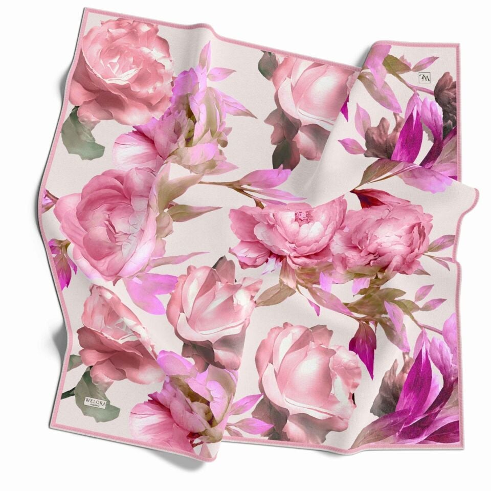 Karlea Scarf Organik Eşarp - Pembe Serisi