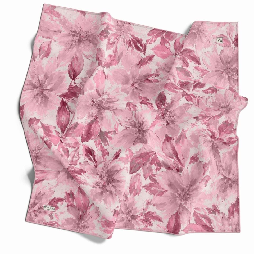 Karlea Scarf Organik Eşarp - Pembe Serisi