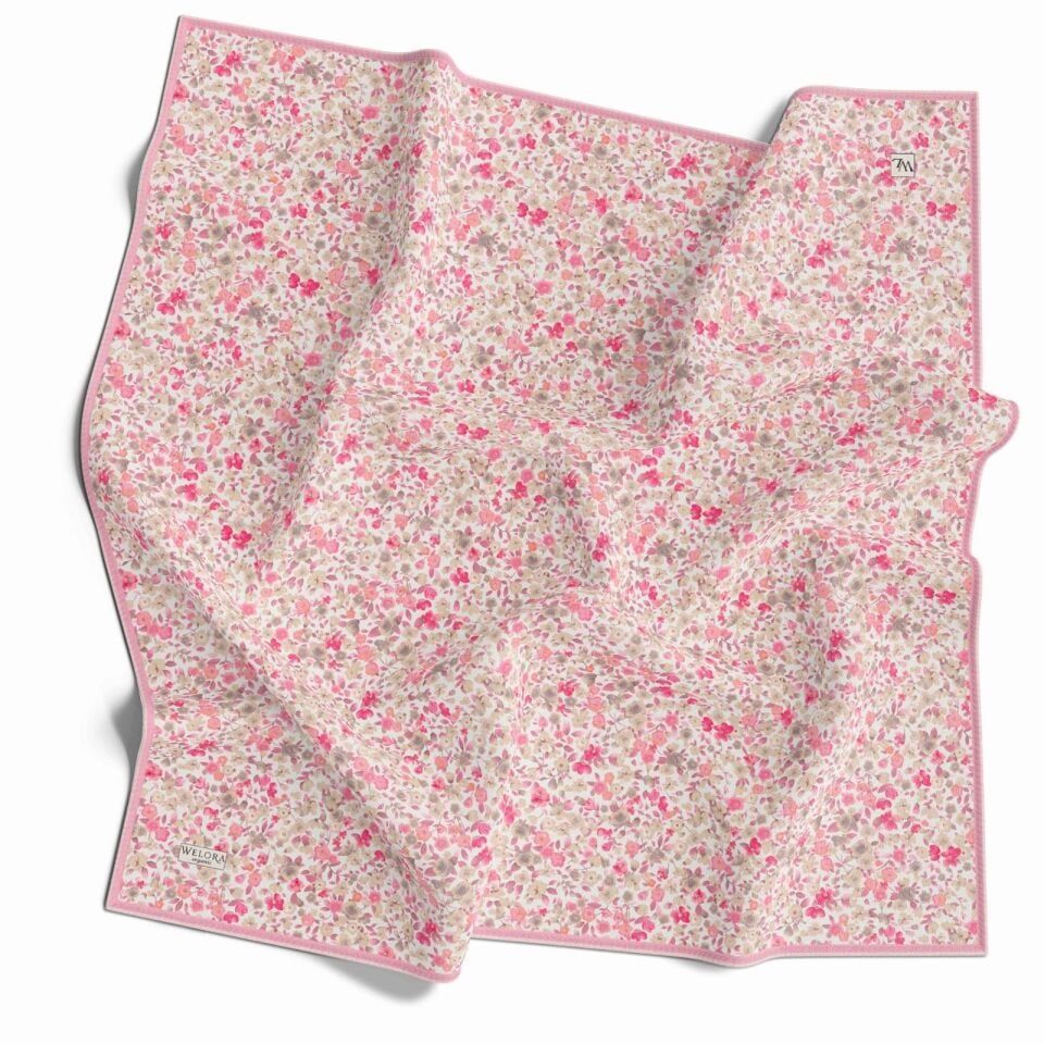 Karlea Scarf Organik Eşarp - Pembe Serisi