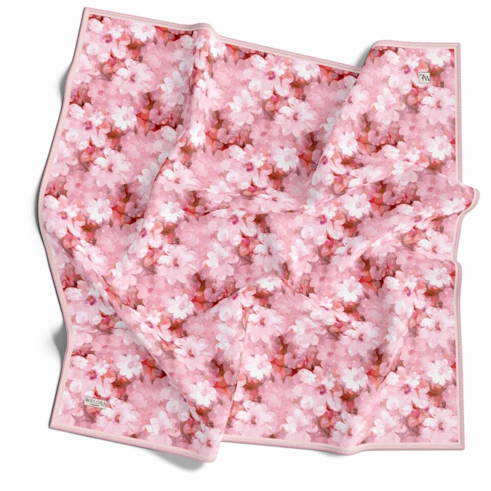 Karlea Scarf Organik Eşarp - Pembe Serisi