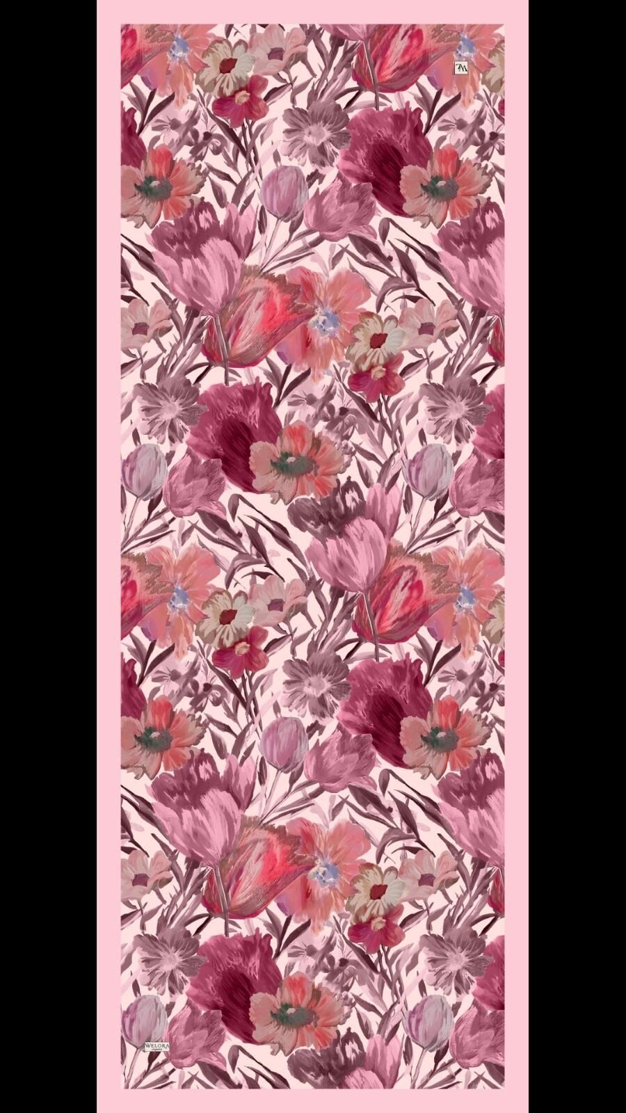 Karlea Scarf Organik Şal Pembe Serisi