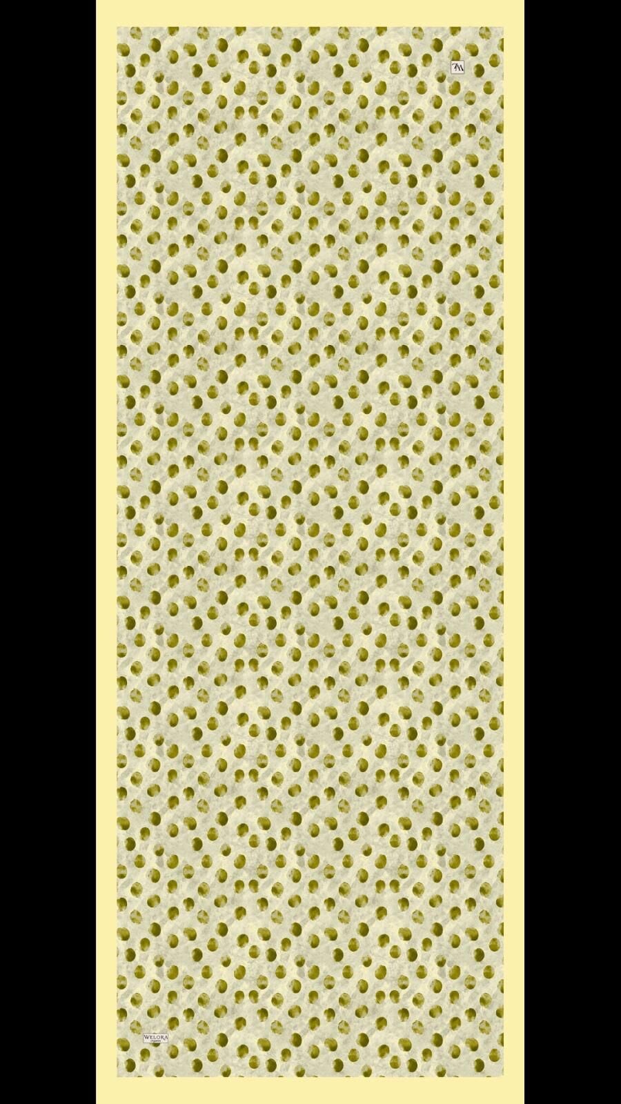Karlea Scarf Organik Şal Sarı Serisi
