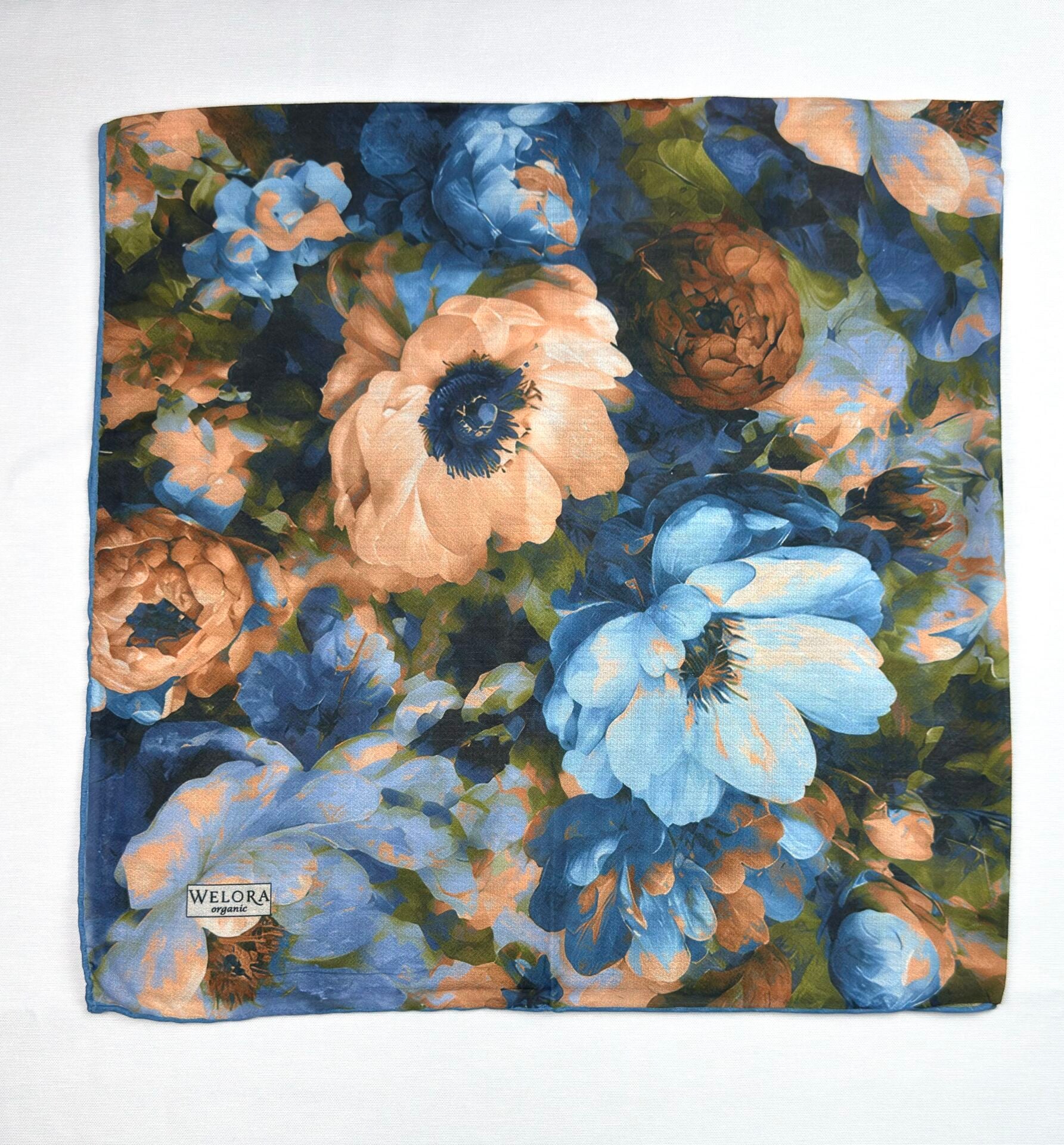 Karlea Scarf Organik Eşarp - Velvet Bloom