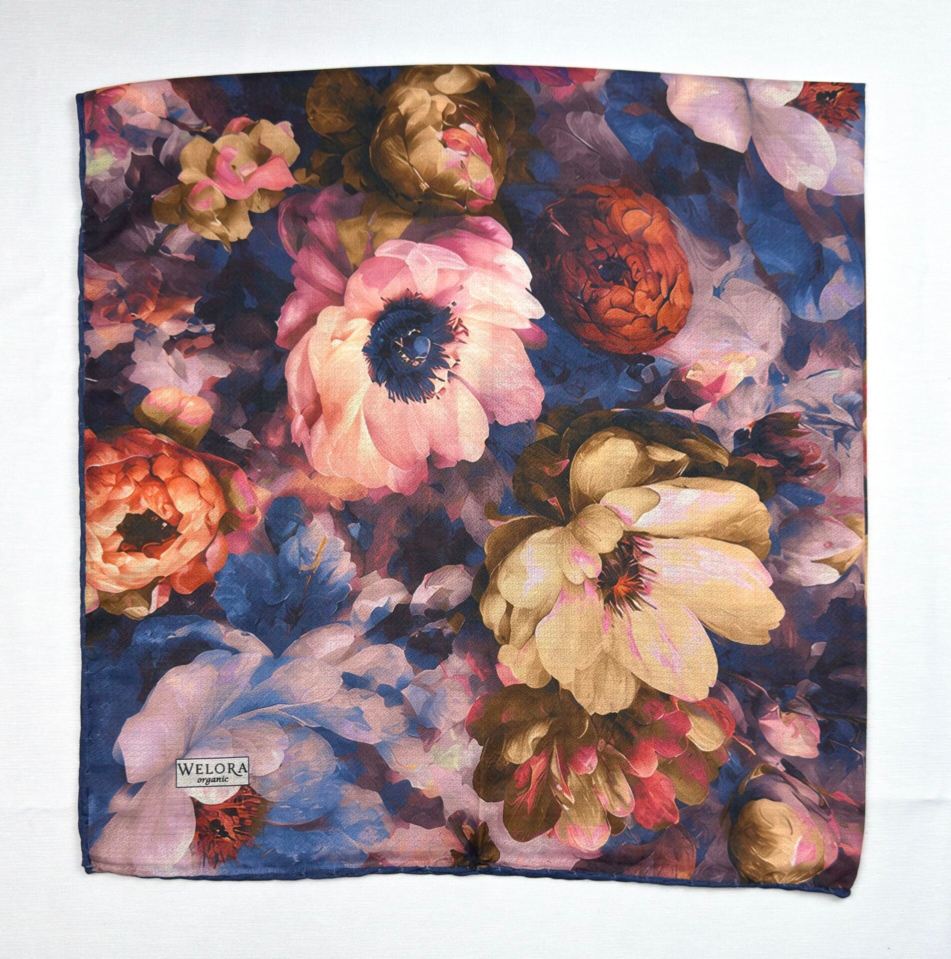 Karlea Scarf Organik Eşarp - Velvet Bloom
