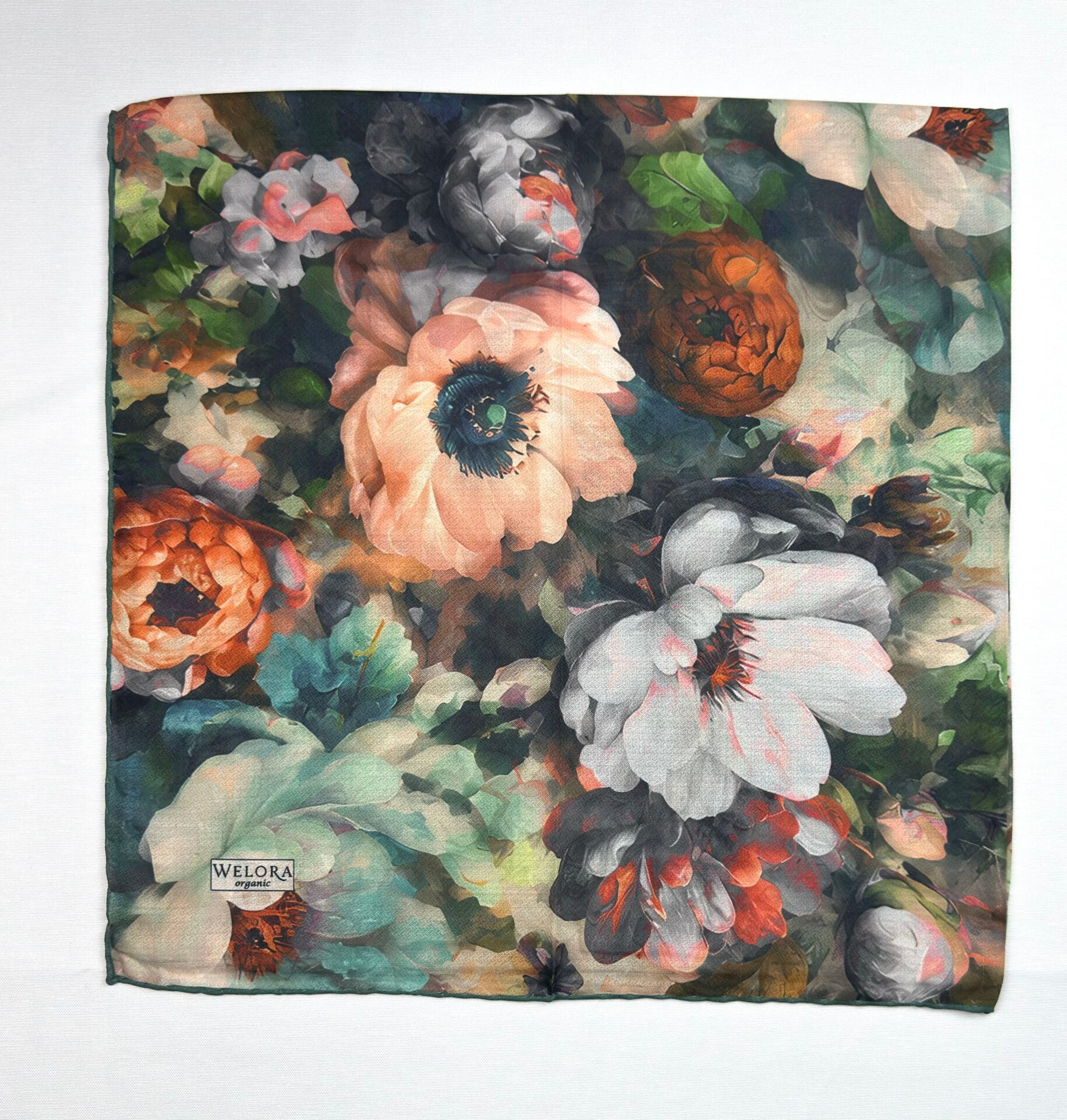 Karlea Scarf Organik Eşarp - Velvet Bloom