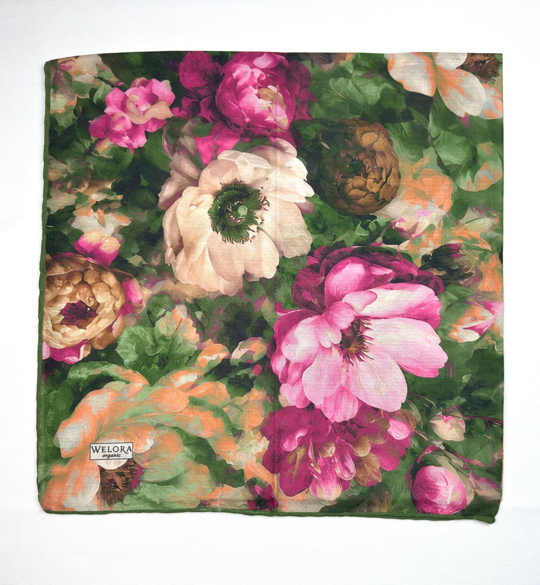 Karlea Scarf Organik Eşarp - Velvet Bloom