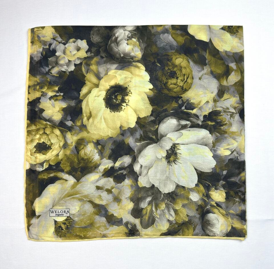 Karlea Scarf Organik Eşarp - Velvet Bloom
