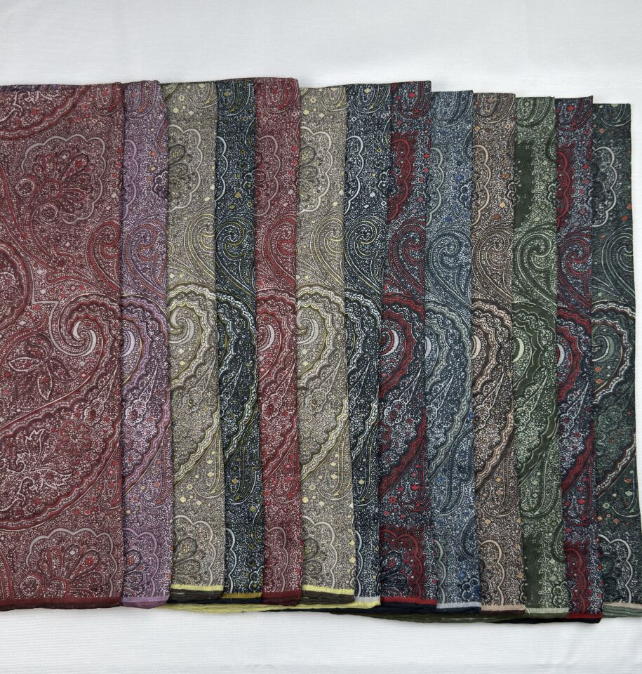 Karlea Scarf Yaz Esintisi Eşarp - Royal Paisley