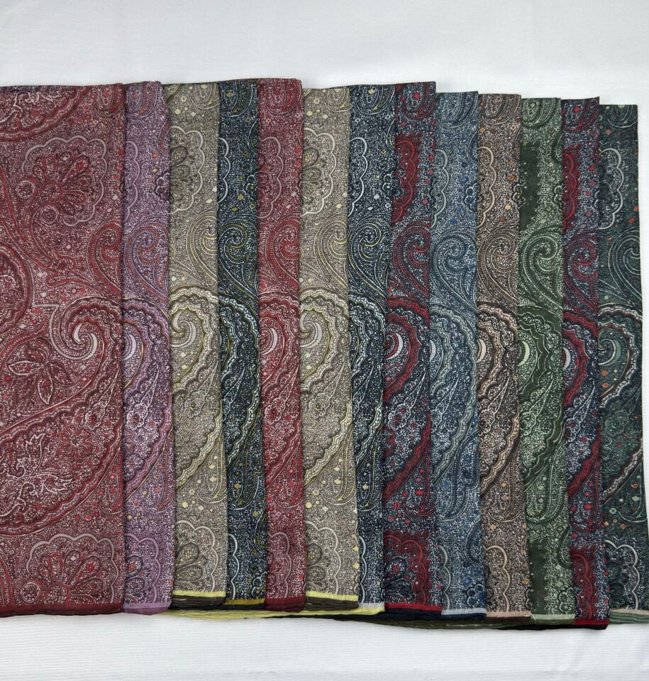 Karlea Scarf Yaz Esintisi Eşarp - Royal Paisley