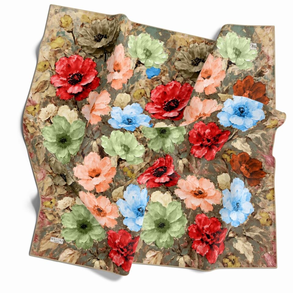 Karlea Scarf Organik Eşarp - Flora