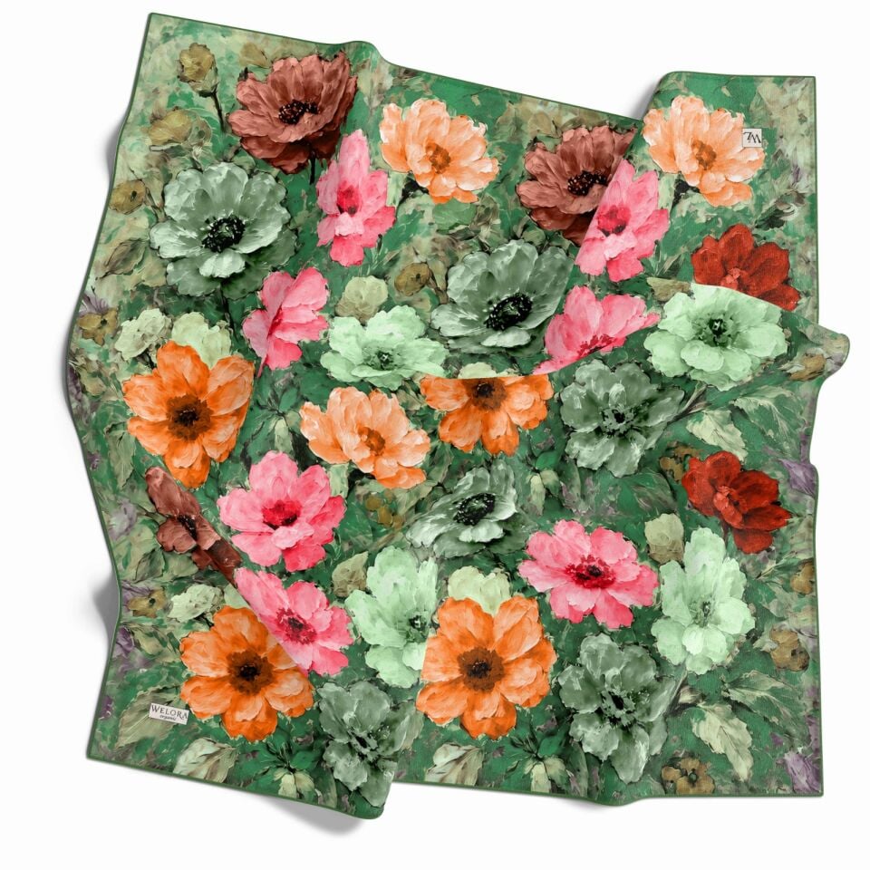 Karlea Scarf Organik Eşarp - Flora