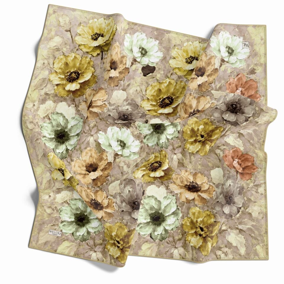 Karlea Scarf Organik Eşarp - Flora